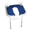 AKW 4000 Series Standard Horseshoe Fold-Up Shower Seat - Blue -Bathroom Products Store 04100p l