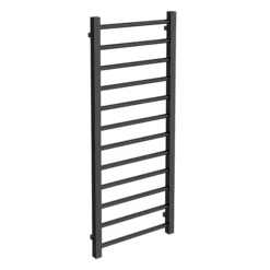 Brooklyn Black Nickel 1200 X 500mm Straight Heated Towel Rail
