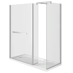 Matrix 1700 X 760mm Ultimate Walk In Enclosure 10mm (inc. Side Panel + Tray)