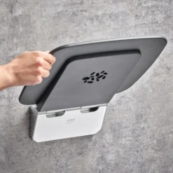 Mira Premium Folding Wall Mounted Shower Seat - Grey/Chrome -Bathroom Products Store 2.1731.002a3