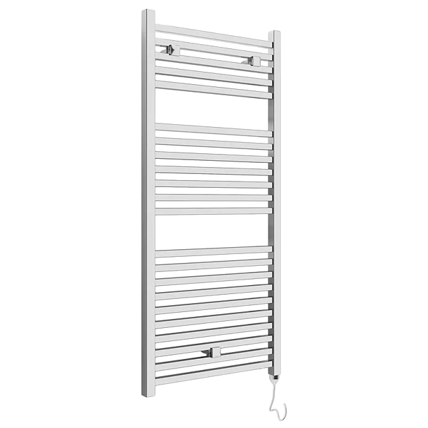 E-Cube Electric Only Heated Towel Rail - W500mm X H1110mm - Chrome 4 E-Cube Electric Only Heated Towel Rail - W500mm X H1110mm - Chrome - Image 2