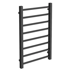 Brooklyn Black Nickel 800 X 500mm Straight Heated Towel Rail