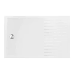 Arezzo 1400 X 900 Wet Room (incl. 800mm Square Matt Black Framed Screen + White Tray) -Bathroom Products Store 8sqbws14t d4