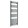 Diamond Curved Heated Towel Rail - W600 X H1600mm - Anthracite -Bathroom Products Store act6x1600 d3