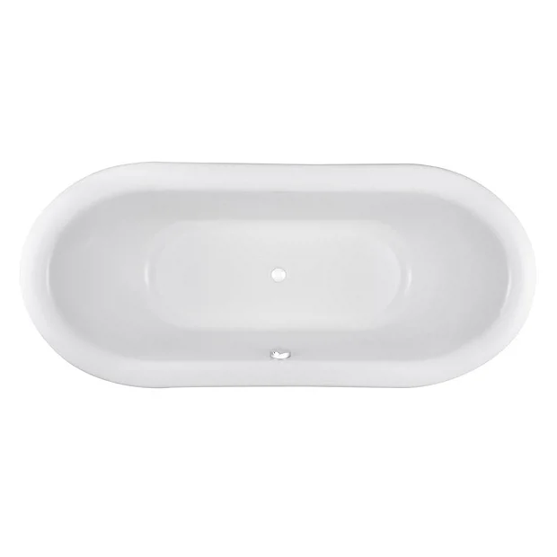 Nuie Alice 1750 Double Ended Roll Top Slipper Bath With Skirt 3 Nuie Alice 1750 Double Ended Roll Top Slipper Bath With Skirt