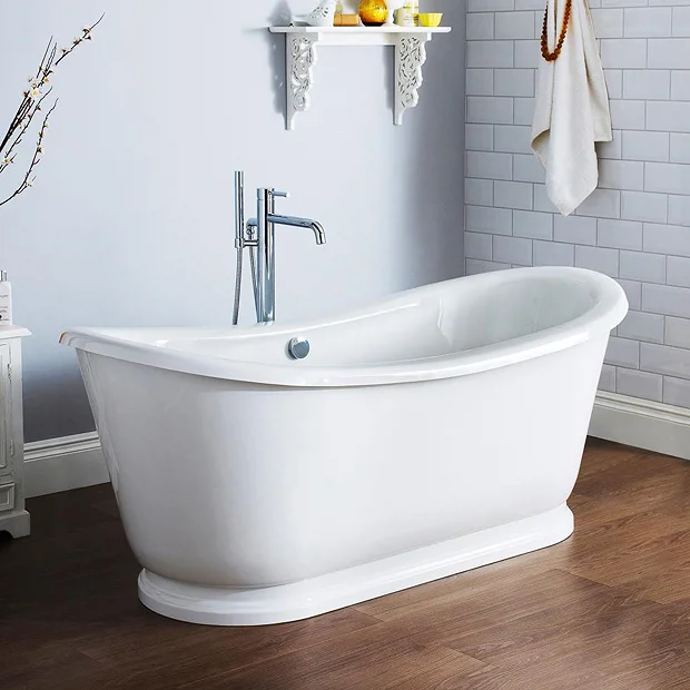 Nuie Alice 1750 Double Ended Roll Top Slipper Bath With Skirt 4 Nuie Alice 1750 Double Ended Roll Top Slipper Bath With Skirt - Image 2