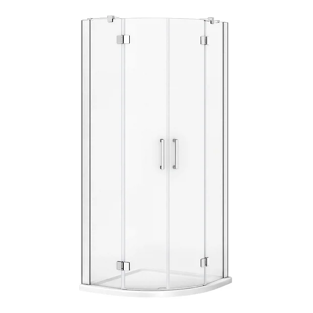 Apollo 800x800mm Frameless Double Door Quadrant Enclosure (inc. Tray + Waste) 6 Apollo 800x800mm Frameless Double Door Quadrant Enclosure (inc. Tray + Waste) - Image 4