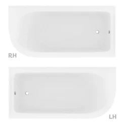 Appleby 1550 Roll Top Shower Bath + Brushed Brass Leg Set -Bathroom Products Store aprh15bb d2