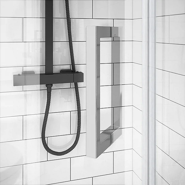 Apollo 800x800mm Frameless Single Door Quadrant Enclosure + Tray 7 Apollo 800x800mm Frameless Single Door Quadrant Enclosure + Tray - Image 5