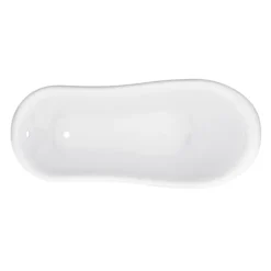 Astoria 1710 Roll Top Slipper Bath + Brushed Brass Leg Set