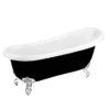 Astoria Black 1710 Roll Top Slipper Bath W. Ball + Claw Leg Set -Bathroom Products Store astoriablack1710rolltopslipperbathnd1