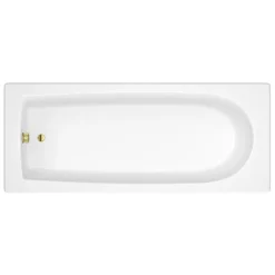 Arezzo Straight Round Shower Bath W. Brushed Brass Curved Top Pivot Screen 10 Arezzo Straight Round Shower Bath W. Brushed Brass Curved Top Pivot Screen -Bathroom Products Store azbbrd2