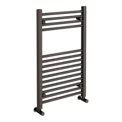 Brooklyn 800 X 500mm Black Nickel Straight Heated Towel Rail