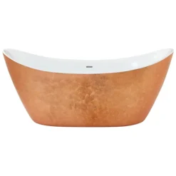 Heritage Hylton Freestanding Acrylic Bath (1730 X 730mm) - Copper Effect 7 Heritage Hylton Freestanding Acrylic Bath (1730 X 730mm) - Copper Effect -Bathroom Products Store bhyfs00cop d1