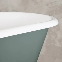 Hurlingham Bisley Cast Iron Roll Top Bath (1690x750mm) With Feet -Bathroom Products Store bisley d1n