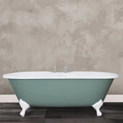 Hurlingham Bisley Cast Iron Roll Top Bath (1690x750mm) With Feet -Bathroom Products Store bisley d3n
