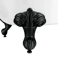 Appleby 1550 Roll Top Shower Bath With Matt Black Screen + Leg Set 10 Appleby 1550 Roll Top Shower Bath With Matt Black Screen + Leg Set -Bathroom Products Store bkarh15bs d2