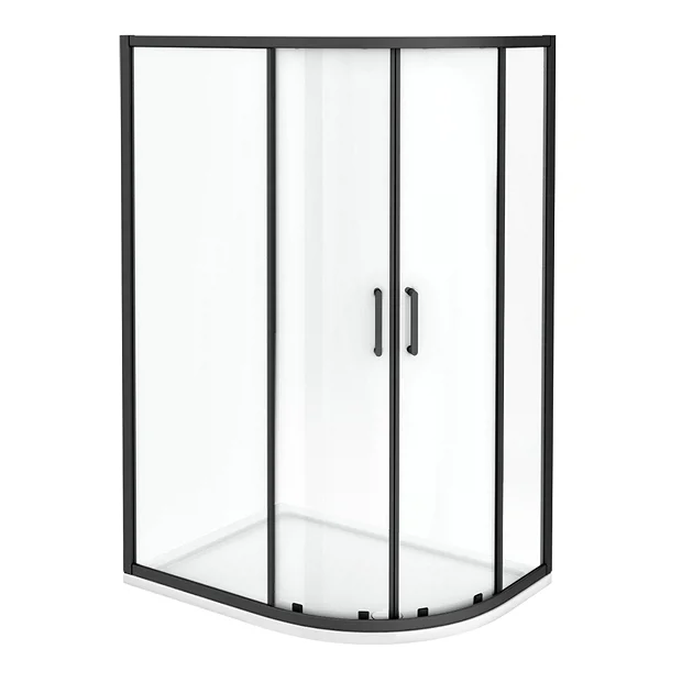 Toreno Matt Black 1200 X 800mm Offset Quadrant Shower Enclosure 6 Toreno Matt Black 1200 X 800mm Offset Quadrant Shower Enclosure - Image 4