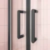 Toreno Matt Black 800 X 800mm Quadrant Shower Enclosure -Bathroom Products Store blk8q2d d3