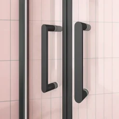 Toreno Matt Black 900 X 900mm Quadrant Shower Enclosure