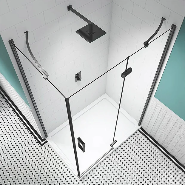 Merlyn Black Hinge & Inline Shower Door 5 Merlyn Black Hinge & Inline Shower Door - Image 3