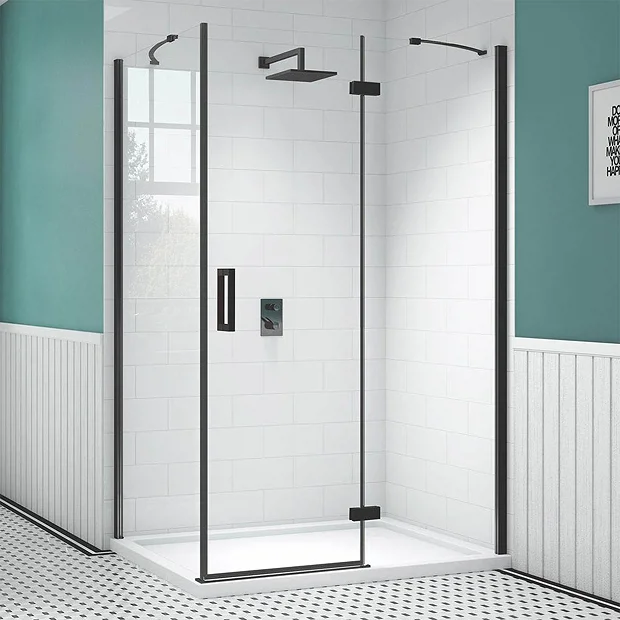 Merlyn Black Hinge & Inline Shower Door 6 Merlyn Black Hinge & Inline Shower Door - Image 4