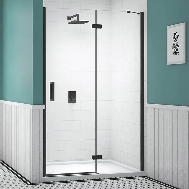 Merlyn Black Hinge & Inline Shower Door 4 Merlyn Black Hinge & Inline Shower Door - Image 2
