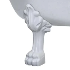 Heritage Lyddington Freestanding Acrylic Bath (1730 X 750mm) With Feet - Stainless Steel Effect -Bathroom Products Store blyfs00stl d1