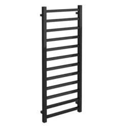 Brooklyn Square 1200 X 500mm Black Nickel Heated Towel Rail -Bathroom Products Store bn125tr detail1
