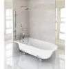 Burlington Hampton LH 1700 X 750mm Showering Bath + Legs -Bathroom Products Store burhamplh d5