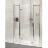 Burlington Traditional Recessed Hinged Shower Door With 2 X Inline Panel -Bathroom Products Store burlingtontraditional195cmrecessedhingedshowerdoorwith2xinlinepanelsd1