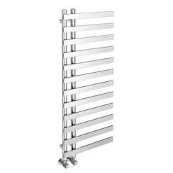 Arezzo Chrome 1200 X 500mm 12 Bars Designer Heated Towel Rail -Bathroom Products Store c12x500b12af detail1