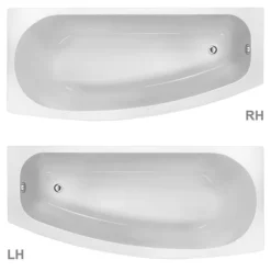 Cast 1685 X 685 Space Saving Bath (inc. Front Panel)