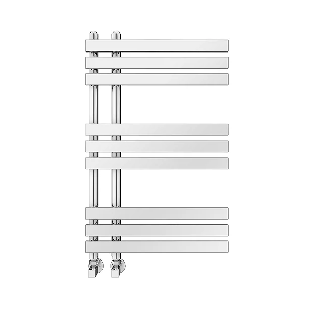 Arezzo Chrome 800 X 500mm 9 Bars Designer Heated Towel Rail 3 Arezzo Chrome 800 X 500mm 9 Bars Designer Heated Towel Rail