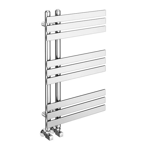 Arezzo Chrome 800 X 500mm 9 Bars Designer Heated Towel Rail 4 Arezzo Chrome 800 X 500mm 9 Bars Designer Heated Towel Rail - Image 2