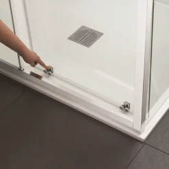 Crosswater 900 X 900mm Clear 6 Quadrant Single Door Shower Enclosure