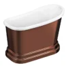 Chatsworth Copper Effect 1300 Short Roll Top Bath 2 Chatsworth Copper Effect 1300 Short Roll Top Bath -Bathroom Products Store cb817cop d3