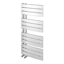 Delta Chrome Designer Heated Towel Rail 1080 X 550mm -Bathroom Products Store cdr55x1080detail1
