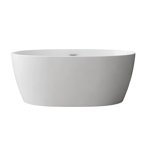 Catania 1500 X 720 Double Ended Bath With Chrome Waste 3 Catania 1500 X 720 Double Ended Bath With Chrome Waste