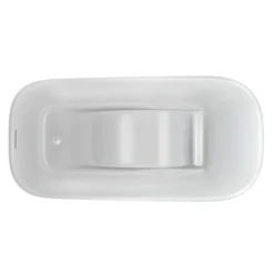 Clearwater - Nebbia Natural Stone Bath Hand Polished White - 1600 X 800mm -Bathroom Products Store clearwaternebbianaturalstonebath1600x800mmn14nd2