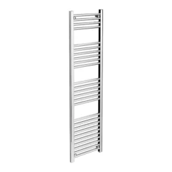 Diamond Heated Towel Rail - 400mm X 1600mm - Chrome - Straight