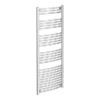 Diamond Curved Heated Towel Rail - W600 X H1600mm - Chrome -Bathroom Products Store col023 detail1
