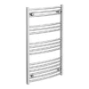 Diamond Curved Heated Towel Rail - W600 X H1000mm - Chrome -Bathroom Products Store col024 l2