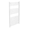 Diamond Heated Towel Rail - W600 X H1200mm - White - Straight -Bathroom Products Store col033 n d1