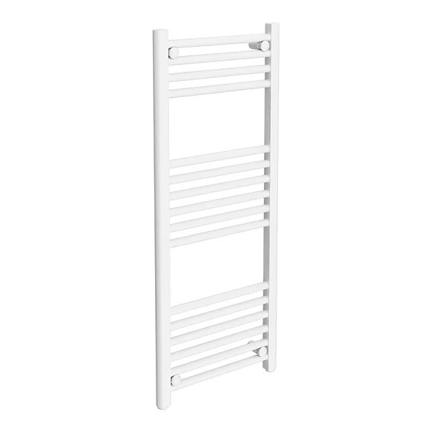 Diamond Heated Towel Rail - W400 X H1000mm - White - Straight 3 Diamond Heated Towel Rail - W400 X H1000mm - White - Straight