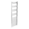 Diamond Heated Towel Rail - W500 X H1800mm - Chrome - Straight -Bathroom Products Store col041 d1
