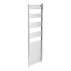 Diamond Heated Towel Rail - W500 X H1800mm - Chrome - Straight