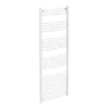 Diamond Curved Heated Towel Rail - W600 X H1600mm - White 1 Diamond Curved Heated Towel Rail - W600 X H1600mm - White -Bathroom Products Store col044nd1
