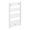 Diamond Heated Towel Rail - W600 X H1000mm - White - Straight 1 Diamond Heated Towel Rail - W600 X H1000mm - White - Straight -Bathroom Products Store col064 l2