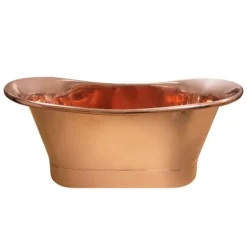 Trafalgar Copper 1500 X 710mm Double Ended Slipper Roll Top Bath Tub -Bathroom Products Store copd115 nd1